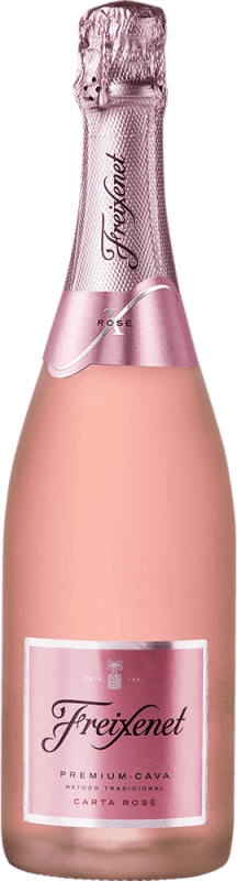 8,95 € Free Shipping | Rosé sparkling Freixenet Carta Rosé Dry D.O. Cava Catalonia Spain Grenache, Trepat Bottle 75 cl
