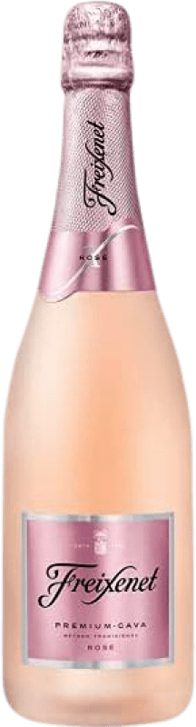 8,95 € Envío gratis | Espumoso rosado Freixenet Carta Rosé Seco D.O. Cava Cataluña España Garnacha, Trepat Botella 75 cl