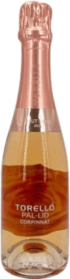 9,95 € Free Shipping | Rosé sparkling Agustí Torelló Pal.lid Rose Brut Reserve Corpinnat Catalonia Spain Half Bottle 37 cl