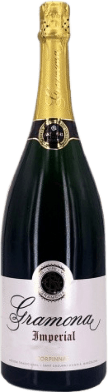 162,95 € Free Shipping | White sparkling Gramona Imperial Brut Grand Reserve Corpinnat Catalonia Spain Macabeo, Xarel·lo, Chardonnay, Parellada Jéroboam Bottle-Double Magnum 3 L