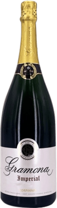 185,95 € 送料無料 | 白スパークリングワイン Gramona Imperial Brut グランド・リザーブ Corpinnat カタロニア スペイン Macabeo, Xarel·lo, Chardonnay, Parellada ボトル Jéroboam-ダブルマグナム 3 L