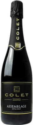34,95 € Envío gratis | Espumoso rosado Colet Assemblage Rosat Brut D.O. Penedès Cataluña España Pinot Negro, Chardonnay Botella 75 cl