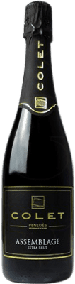 39,95 € Free Shipping | Rosé Sparkling Wine Colet Assemblage Rosat Brut D.O. Penedès Catalonia Spain Pinot Black, Chardonnay Bottle 75 cl