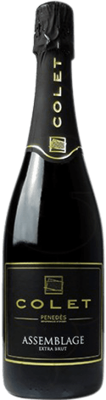 34,95 € 免费送货 | 玫瑰气泡酒 Colet Assemblage Rosat 香槟 D.O. Penedès 加泰罗尼亚 西班牙 Pinot Black, Chardonnay 瓶子 75 cl