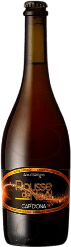 9,95 € Бесплатная доставка | Пиво Apats Cap d'Ona Rousse de Noël aux Marrons Франция бутылка 75 cl