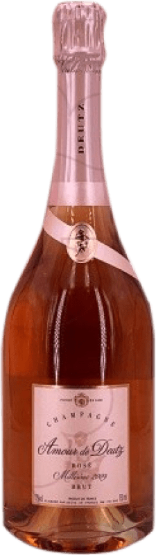 219,95 € 免费送货 | 玫瑰气泡酒 Deutz Amor Cuvée Rose 香槟 大储备 A.O.C. Champagne 香槟酒 法国 瓶子 75 cl