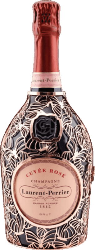 157,95 € Envio grátis | Espumante rosé Laurent Perrier Papillon Rose Brut Grande Reserva A.O.C. Champagne Champagne França Garrafa 75 cl