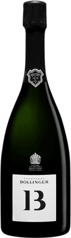 191,95 € 免费送货 | 白起泡酒 Bollinger B 13 Brut — 起泡酒 干型 特级珍藏 A.O.C. Champagne 香槟酒 法国 Pinot Noir — 黑皮诺 75 cl