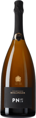 345,95 € Бесплатная доставка | Белое игристое Bollinger P.N. брют Гранд Резерв A.O.C. Champagne шампанское Франция Pinot Black бутылка Магнум 1,5 L