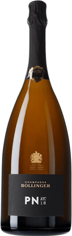345,95 € Бесплатная доставка | Белое игристое Bollinger P.N. брют Гранд Резерв A.O.C. Champagne шампанское Франция Pinot Black бутылка Магнум 1,5 L