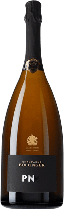 292,95 € Envio grátis | Espumante branco Bollinger PN Brut Grande Reserva A.O.C. Champagne Champagne França Pinot Preto Garrafa Magnum 1,5 L