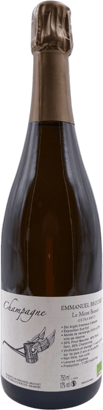 94,95 € Envoi gratuit | Blanc mousseux Emmanuel Brochet Le Mont Benoît Premier Cru Extra- Brut Grande Réserve A.O.C. Champagne Champagne France Pinot Noir, Chardonnay, Pinot Meunier Bouteille 75 cl