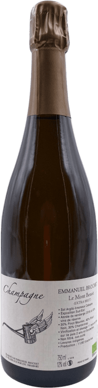 99,95 € Free Shipping | White sparkling Emmanuel Brochet Le Mont Benoît Premier Cru Extra Brut Grand Reserve A.O.C. Champagne Champagne France Pinot Black, Chardonnay, Pinot Meunier Bottle 75 cl