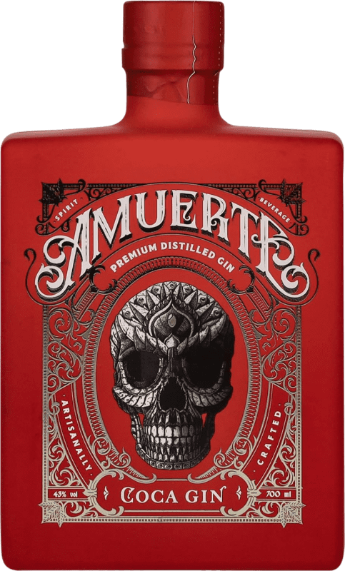 55,95 € Бесплатная доставка | Джин Amuerte Gin Red Италия бутылка 70 cl