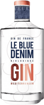 55,95 € Envío gratis | Ginebra Le Blue Denim Biologique Francia Botella 70 cl