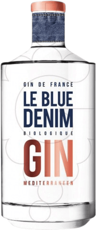 57,95 € Spedizione Gratuita | Genever Gin Le Blue Denim Francia Bio — Ecologico 70 cl