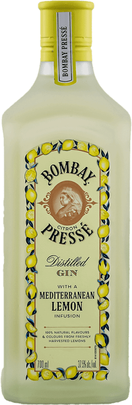 24,95 € Kostenloser Versand | Gin Bombay Presse Lemon Großbritannien Flasche 70 cl