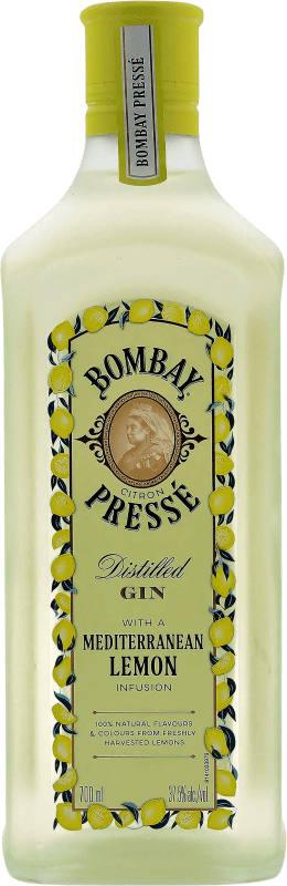 24,95 € Envio grátis | Genever Gin Bombay Pressé Reino Unido 70 cl Lemon — Limão