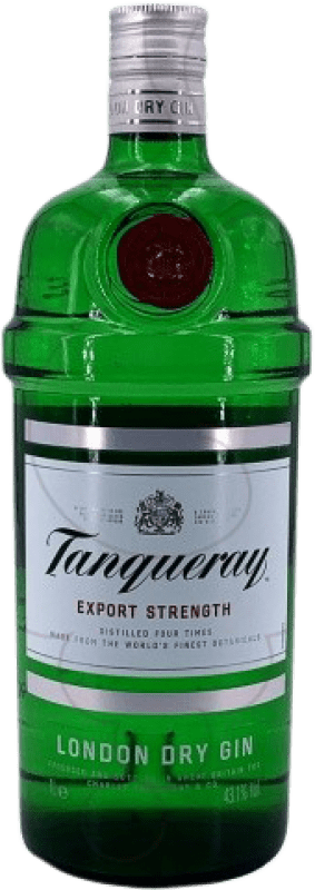 27,95 € Envio grátis | Gin Tanqueray Reino Unido Garrafa 1 L