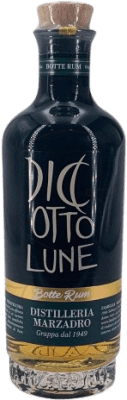 32,95 € Envio grátis | Aguardente Grappa Marzadro Le Diciotto Lune Botte Rum Itália Garrafa 70 cl