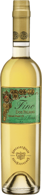 34,95 € Envío gratis | Vino Generoso Fortificado González Byass Tio Pepe Dos Palmas D.O. Manzanilla-Sanlúcar de Barrameda Andalucía y Extremadura España Palomino Fino Botella Medium 50 cl