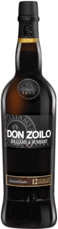 23,95 € 免费送货 | 强化酒 Williams & Humbert Don Zoilo Amontillado D.O. Jerez-Xérès-Sherry Andalucía y Extremadura 西班牙 12 岁 瓶子 75 cl