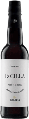 14,95 € Бесплатная доставка | Креплёное вино Barbadillo La Cilla D.O. Manzanilla-Sanlúcar de Barrameda Andalucía y Extremadura Испания Pedro Ximénez Полубутылка 37 cl