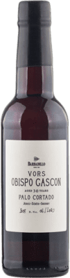 68,95 € Бесплатная доставка | Крепленое вино Lustau Barbadillo Obispo Gascón Palo Cortado VORS D.O. Jerez-Xérès-Sherry Андалусия Испания 30 Лет Половина бутылки 37 cl