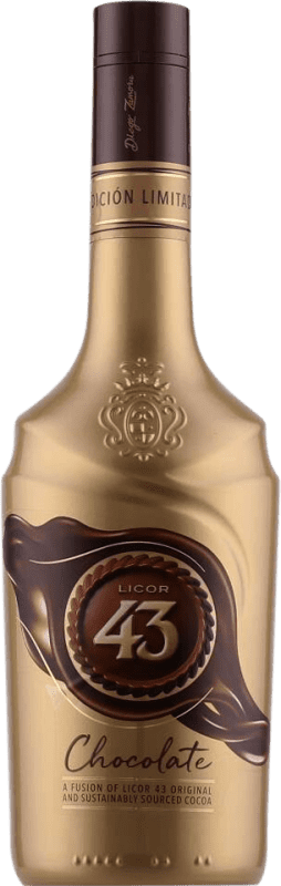 21,95 € Envío gratis | Crema de Licor Licor 43 Cuarenta y Tres Chocolate España Botella 70 cl