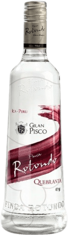27,95 € Envio grátis | Aguardente Pisco Finca Rotondo Quebranta Peru Garrafa 70 cl