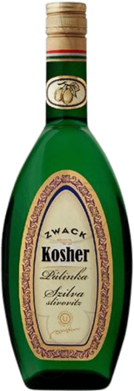 19,95 € Envío gratis | Orujo Zwack Kosher Plum Palinka Hungría Botella Medium 50 cl