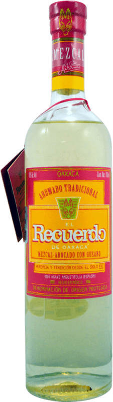 31,95 € Free Shipping | Mezcal Recuerdo. Gusano Mexico Bottle 70 cl
