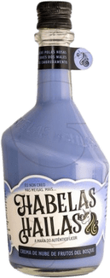 10,95 € Envío gratis | Crema de Licor Habelas Hailas España 70 cl Frutos del Bosque, Nube — Algodón de Azúcar