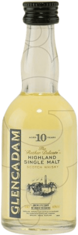 9,95 € Envoi gratuit | Whisky Single Malt Glencadam Highlands Royaume-Uni 10 Ans Mini-Bouteille 5 cl