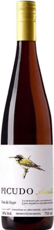 9,95 € Envío gratis | Vino Generoso Fortificado Picudo. Mistela Castilla y León España Prieto Picudo Botella 75 cl