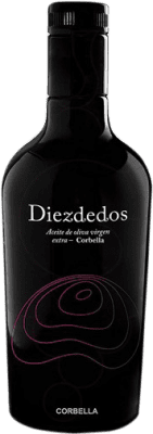 19,95 € Envío gratis | Aceite de Oliva Cretas Diezdedos Corbella España Botella Medium 50 cl