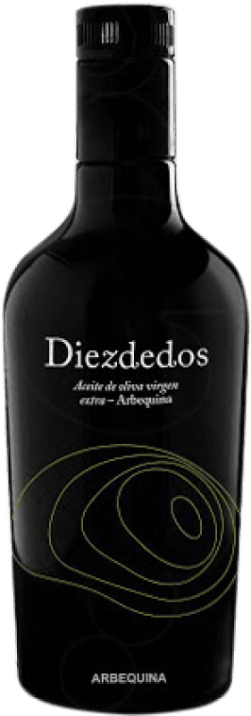 19,95 € Envío gratis | Aceite de Oliva Cretas Diezdedos Arbequina España Botella Medium 50 cl