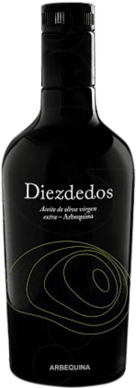 16,95 € Kostenloser Versand | Olivenöl Cretas Diezdedos E-NOL Extra Nativ Spanien Arbequina Medium-Flasche 50 cl
