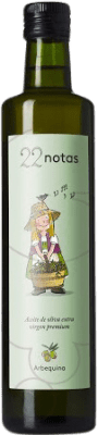 11,95 € Kostenloser Versand | Olivenöl Cretas 22 Notas E-NOL Extra Nativ Spanien Arbequina Medium-Flasche 50 cl