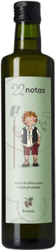 11,95 € 送料無料 | オリーブオイル Cretas 22 Notas EVOO エキストラバージン スペイン Arróniz ミディアムボトル 50 cl