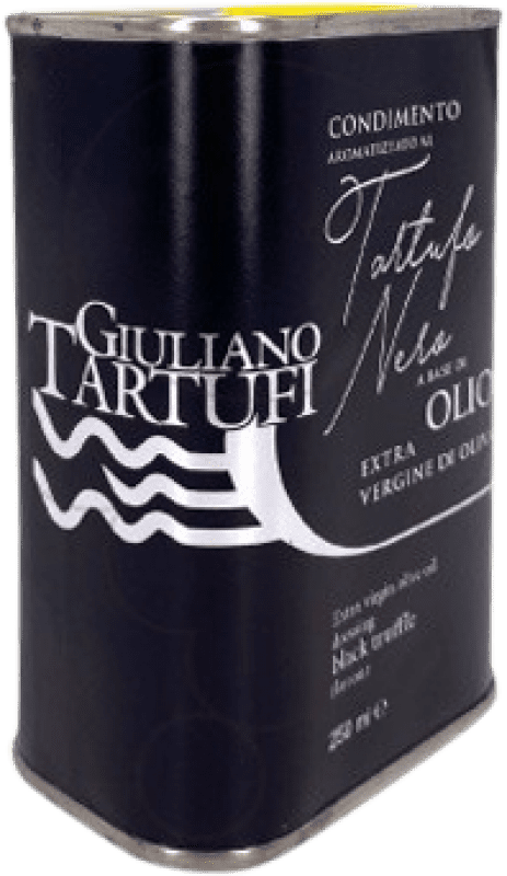 10,95 € Envío gratis | Aceite de Oliva Guiuliano Tartufi Llauna Italia Lata Especial 25 cl