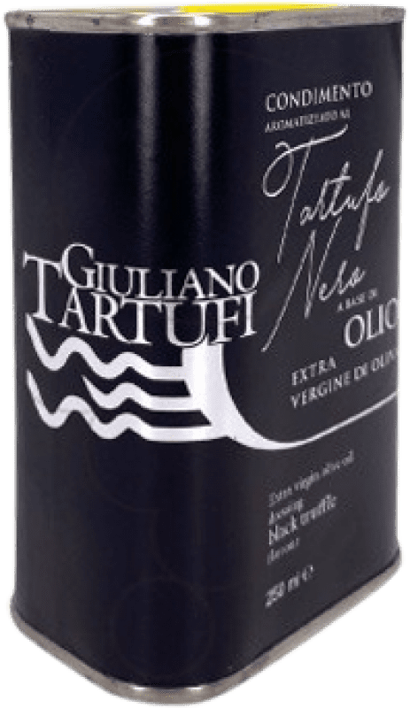 10,95 € Envio grátis | Azeite de Oliva Guiuliano Tartufi Llauna Itália Lata Especial 25 cl