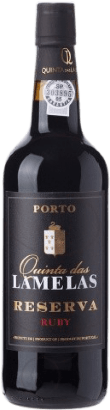 16,95 € 送料無料 | 強化ワイン Quinta das Lamelas Ruby I.G. Porto ポルト ポルトガル ボトル 75 cl