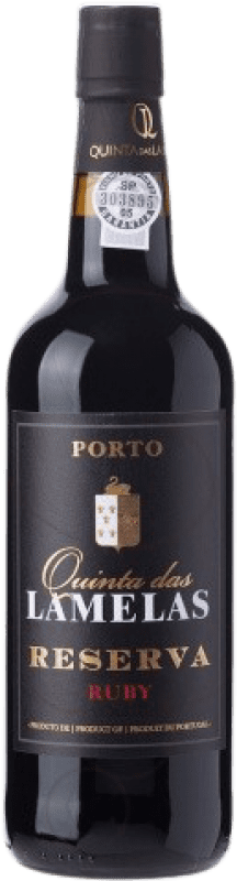 13,95 € Envio grátis | Vinho Generoso Fortificado Quinta das Lamelas Ruby I.G. Porto Porto Portugal 75 cl