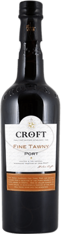 9,95 € Envío gratis | Vino generoso Croft Port Fine Tawny I.G. Porto Oporto Portugal Tempranillo, Touriga Franca, Touriga Nacional, Tinta Amarela, Tinta Cão, Tinta Barroca Botella 75 cl