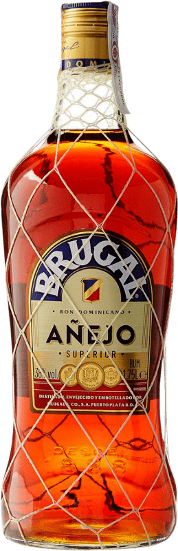 47,95 € Spedizione Gratuita | Rum Brugal Añejo — Invecchiato Repubblica Dominicana Bottiglia Speciale 1,75 L