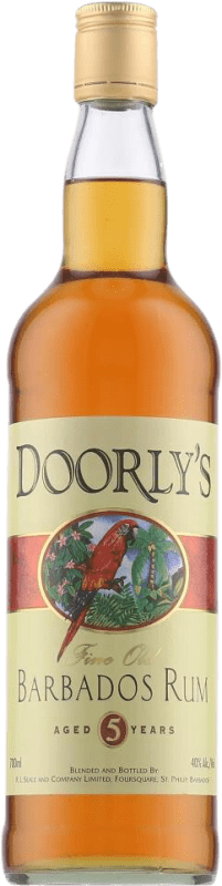 28,95 € Envio grátis | Rum Doorly's Barbados 5 Anos Garrafa 70 cl