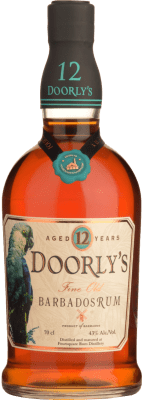 65,95 € 免费送货 | 朗姆酒 Doorly's Barbados 巴巴多斯 12 岁 瓶子 70 cl