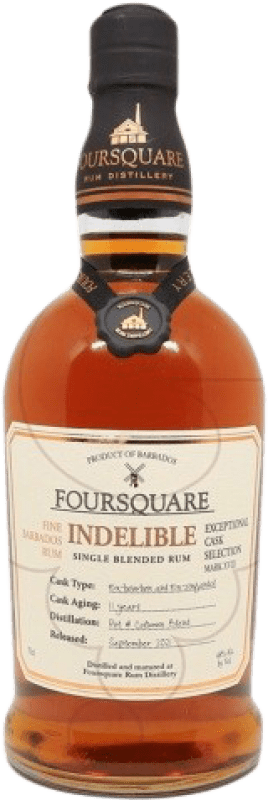 127,95 € Envío gratis | Ron Foursquare Indelible Barbados Botella 70 cl