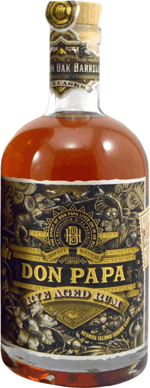 105,95 € Envio grátis | Rum Don Papa Rum Rye Cask Filipinas Garrafa 70 cl